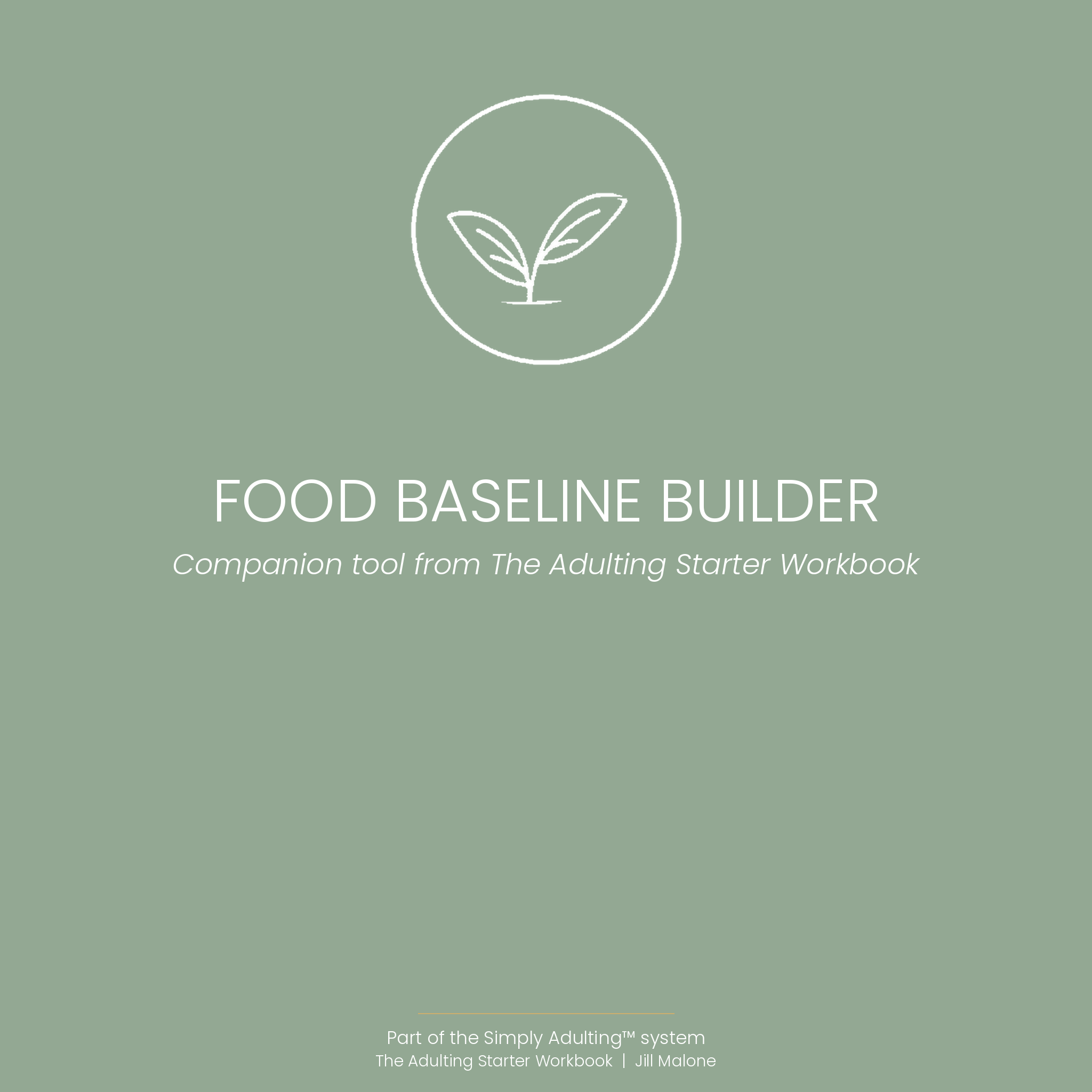 Food Baseline Builder
