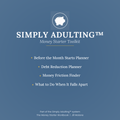 Simply Adulting™ System Toolkit | The Money Starter Workbook Digital Bundle