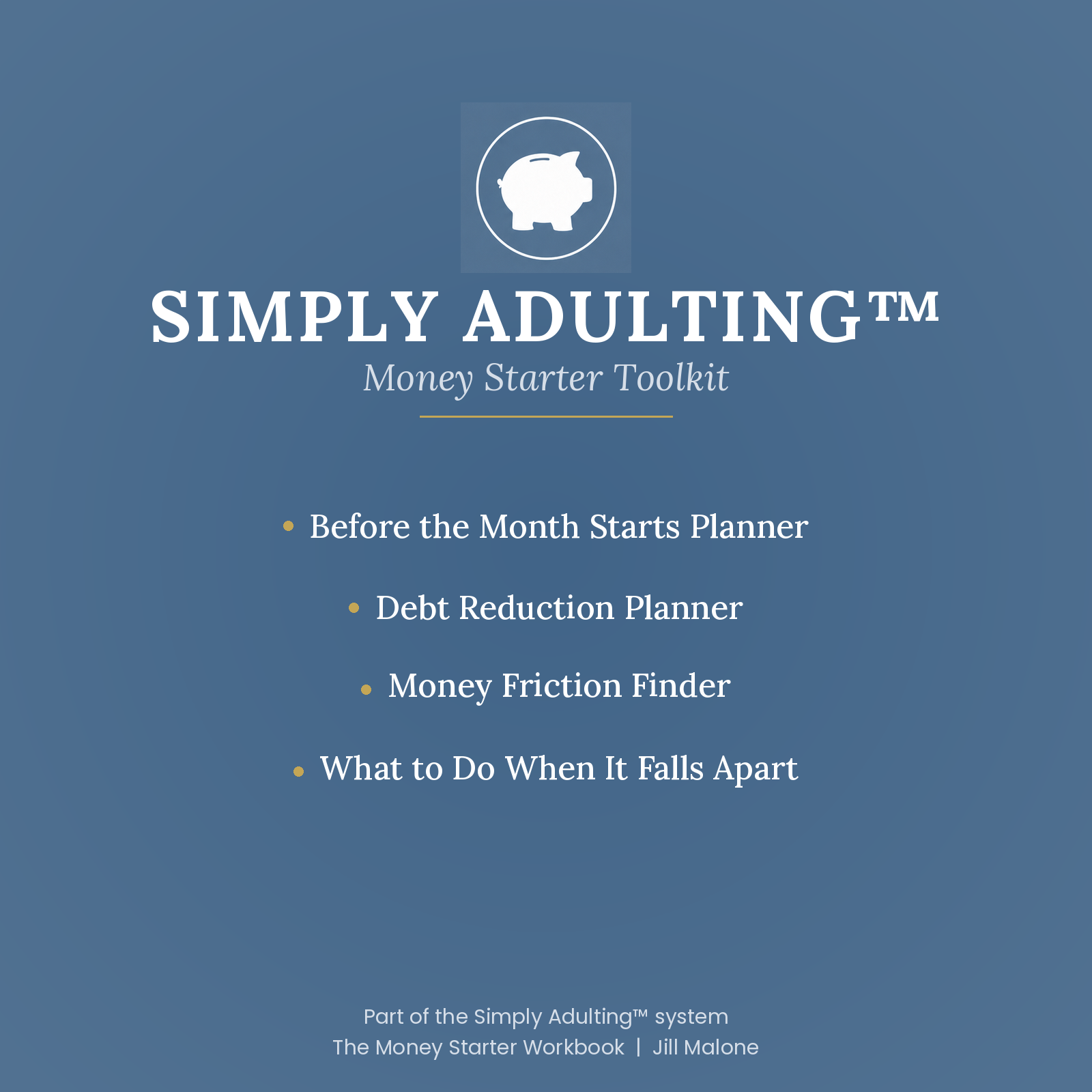 Simply Adulting™ System Toolkit | The Money Starter Workbook Digital Bundle